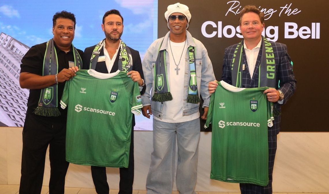 Ronaldinho virou dono do Greenville Triumph, dos Estados Unidos - Foto: Internet