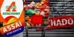 3 supermercados brasileiros, rivais do Assaí e Atacadão, se despediram após fechar lojas e passar por situações desafiadoras (Foto Reprodução/Montagem/Lennita/Tv Foco/Canva/Assaí/Atacadão)