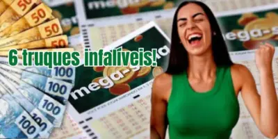 6 truques infalíveis para dobrar chances de ganho na Mega-Sena que a Caixa esconde
