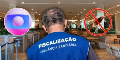 Baratas: Globo confirma interdição da Vigilância Sanitária em alimentação de shopping popular