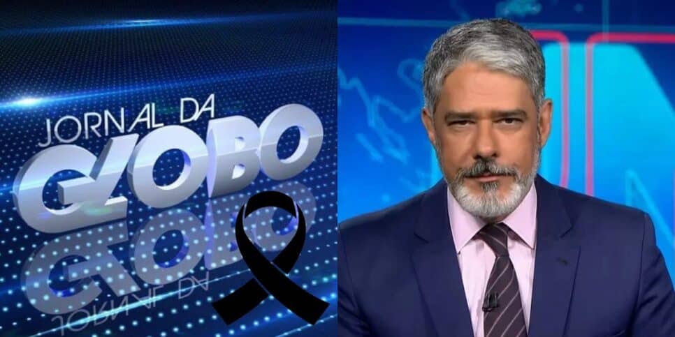 William Bonner confirmou a morte de jornalista do Jornal da Globo (Reprodução: Globo)