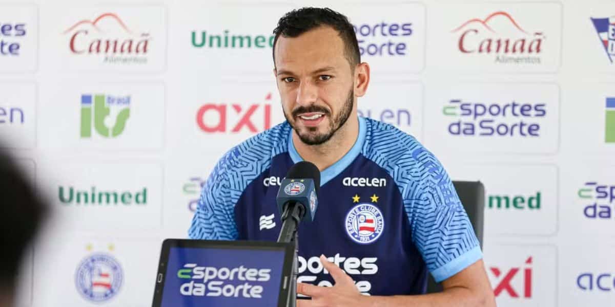 Yago Felipe chegou ao Bahia em 2023 (Reprodução: Tiago Caldas)