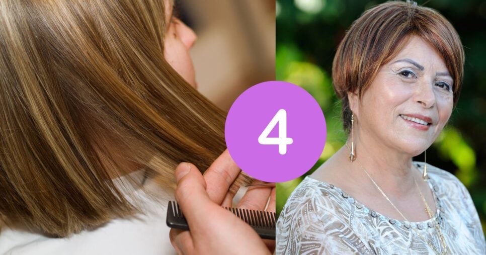 4 cortes de cabelo para idosas 60+ (Foto: Reprodução / Canva / Montagem TV Foco)