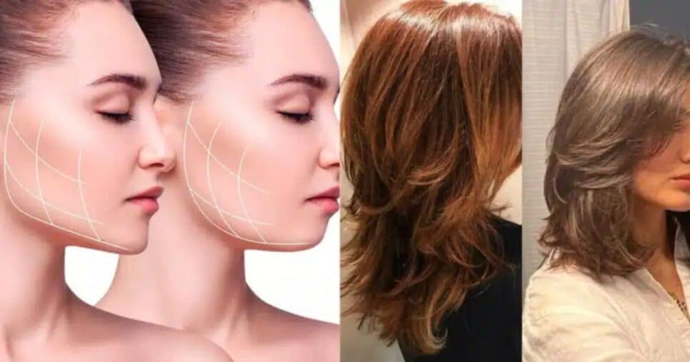 5 cortes de cabelo que afinam o rosto redondo e valorizam as 40+ (Reprodução/Dream Platsic/Pinterest)