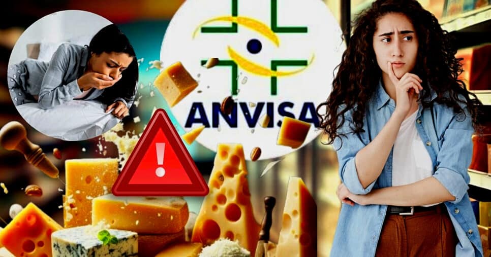 ANVISA emite decreto de retirada de queijo das prateleiras após risco (Foto Reprodução/Montagem/Lennita/Tv Foco/Canva/ANVISA)