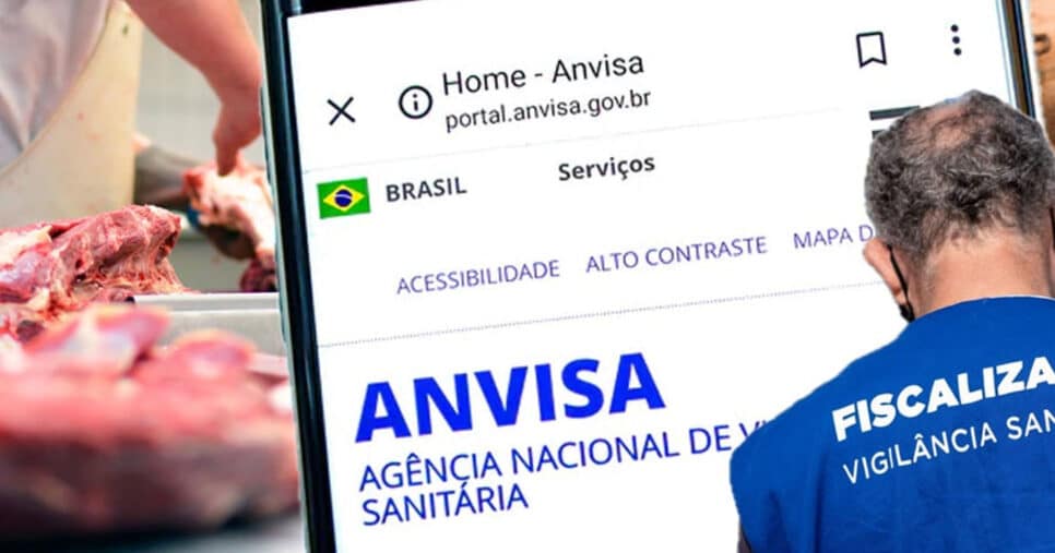 Anvisa - Açougue (Foto: Reprodução, Montagem - TV Foco)