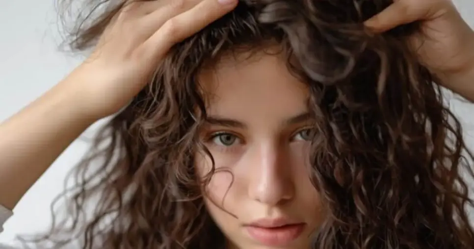 Cabelo com cachos Cabelo com cachos