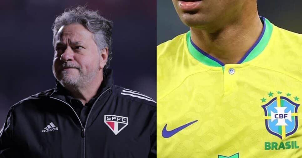 Casares e craque da seleção brasileira - Foto Reprodução Internet