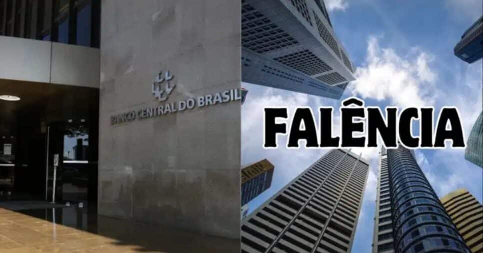 Falência decretada pelo BC: 2 bancos gigantes tem fim confirmado (Reprodução/Canva/Investidor Sardinha)