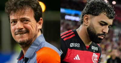 Diniz e Gabigol (Foto: Reprodução/Montagem TV Foco)