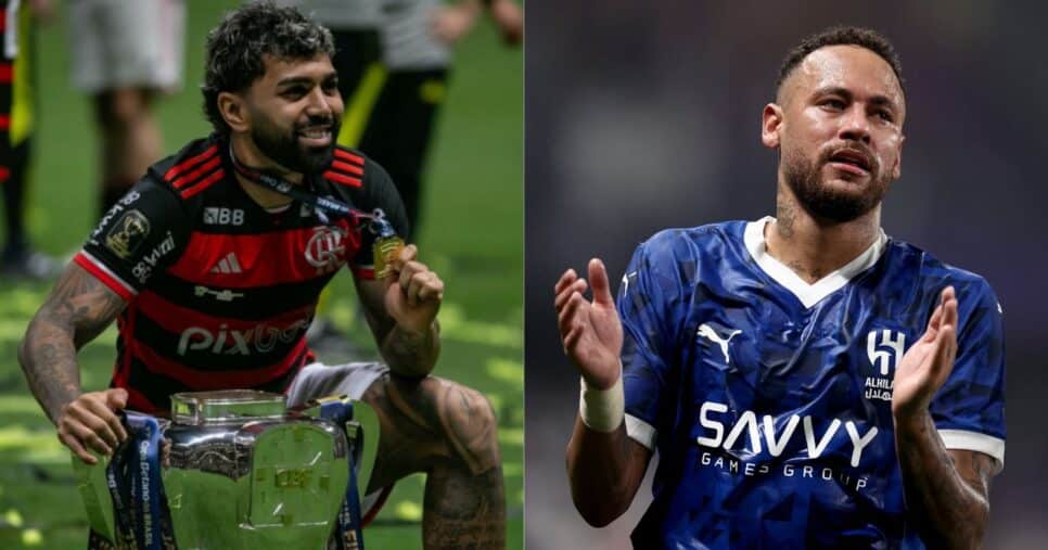 Gabigol e Neymar (Reprodução - Internet)