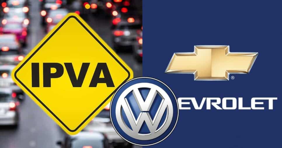 Isenção do IPVA a donos de carros da Chevrolet e Volks - Foto Reprodução Internet