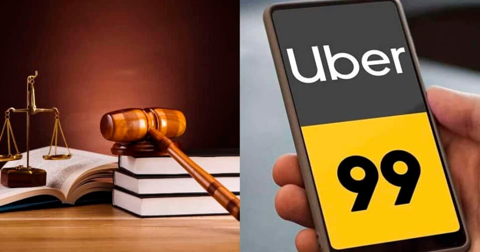 Lei em vigor traz obrigação para Uber e 99 (Reprodução: Montagem TV Foco)