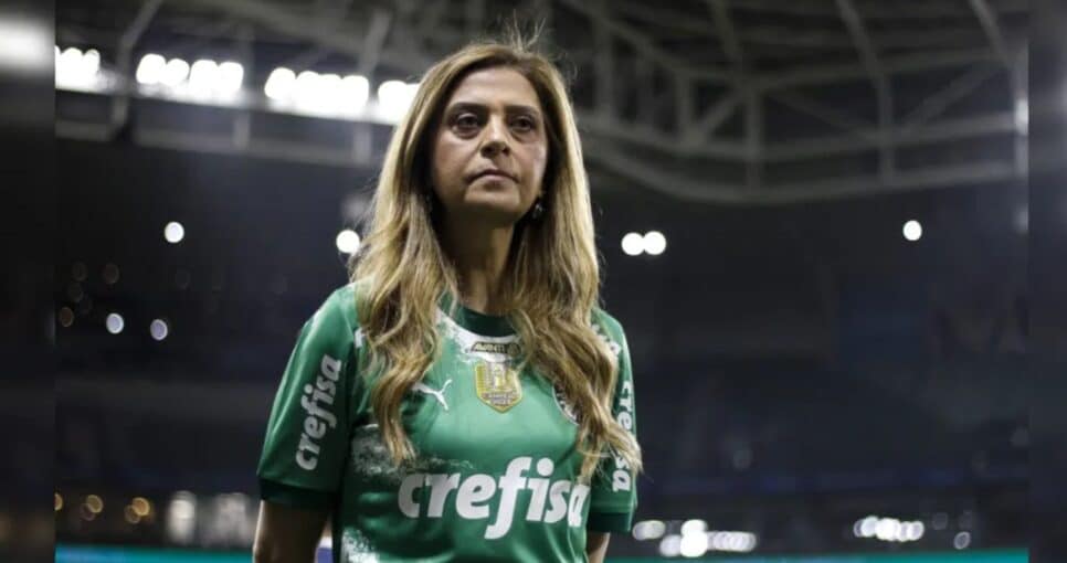 Leila Pereira, presidente do Palmeiras (Foto: Vinicius Nunes)