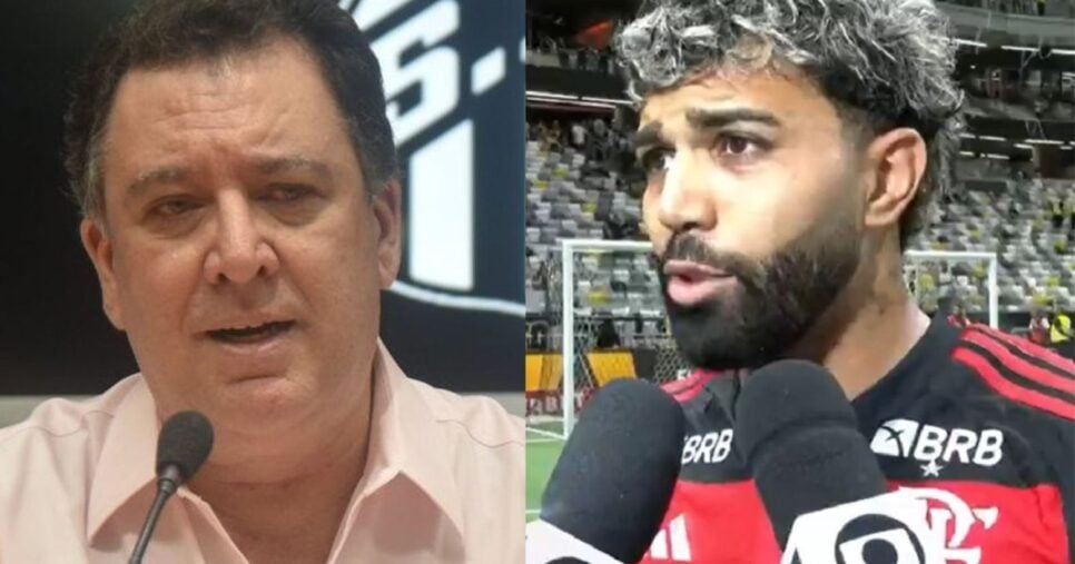 Marcelo Teixeira e Gabigol (Fotos: Reproduções / Globo)