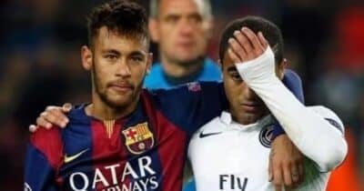 Neymar e Lucas (Reprodução - Internet)