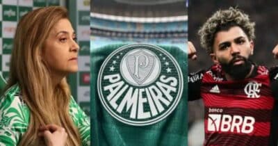 R$ 34 milhões: Palmeiras libera Pix pra novo substituto de Estêvão  (Foto: Cesar Greco/Palmeiras, Divulgação, Flamengo)