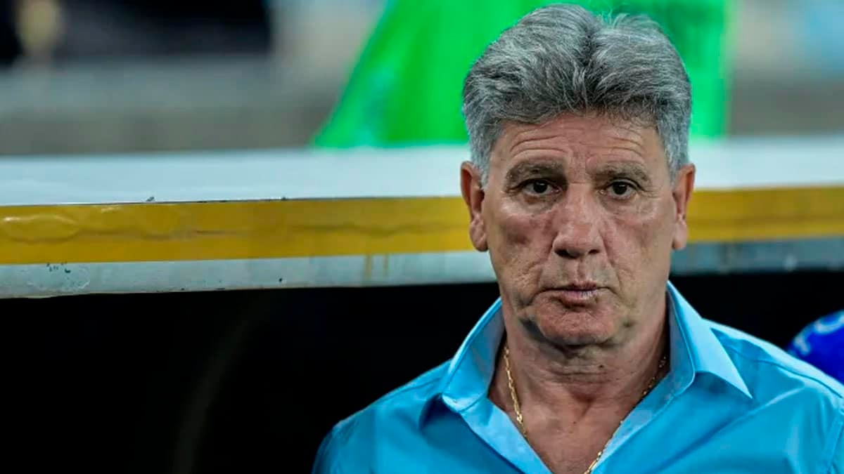 Renato Gaúcho, técnico de futebol do Grêmio (Foto: Thiago Ribeiro/AGIF)