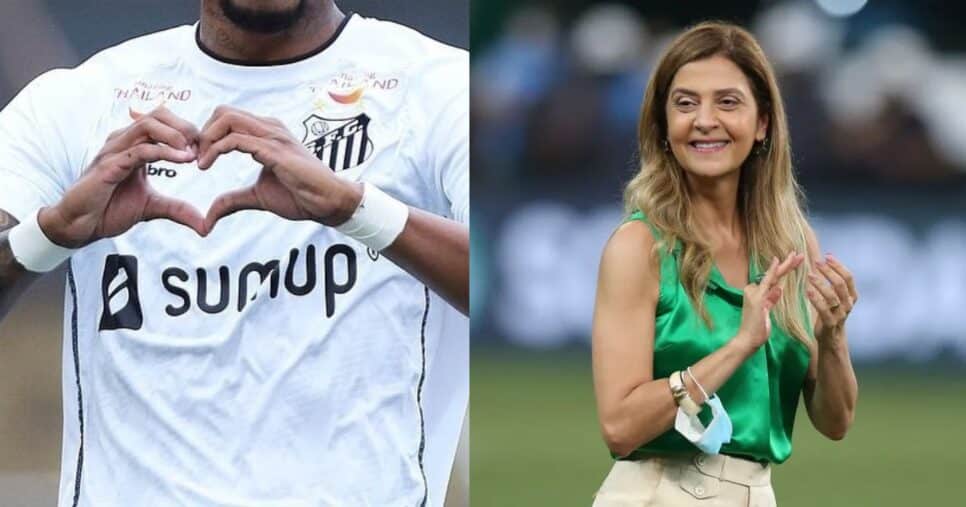 Rwan Secco no Santos e Leila Pereira no Palmeiras (Reprodução - Internet)