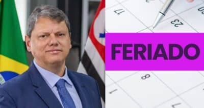 Tarcísio de Freitas / Feriado - Montagem: TVFOCO