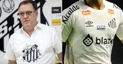 Teixeira e craque no Santos - Foto Reprodução Internet