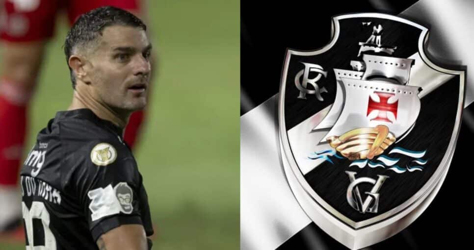 Vegetti / Logo do Vasco - Montagem: TVFOCO