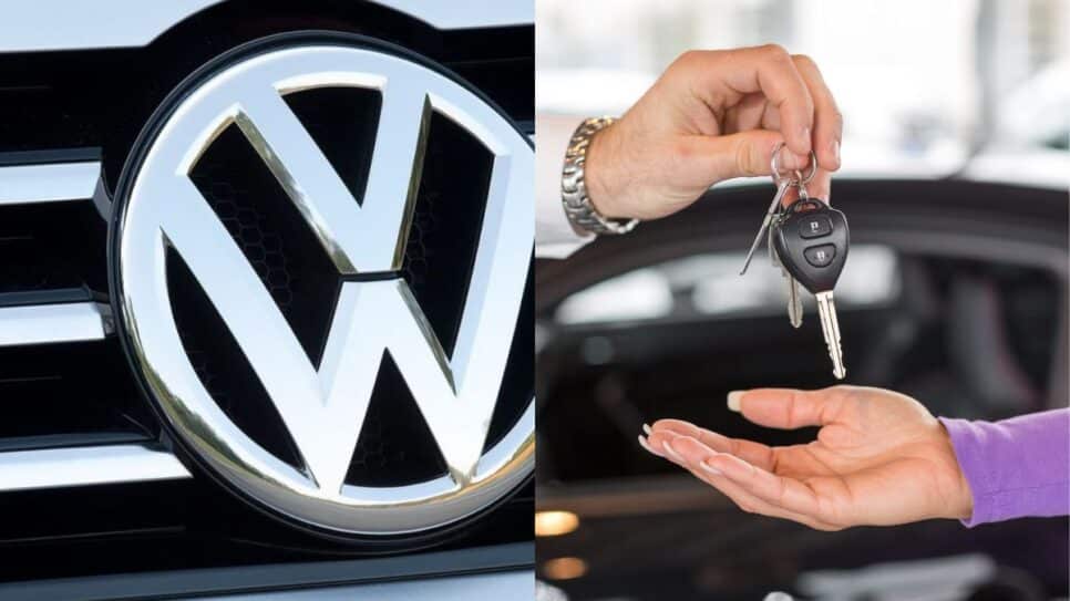 Volkswagen e mulher comprando um carro (Reprodução - Internet)