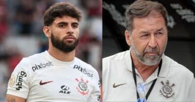 Yuri Alberto e Augusto Melo no Corinthians - Foto Reprodução Internet