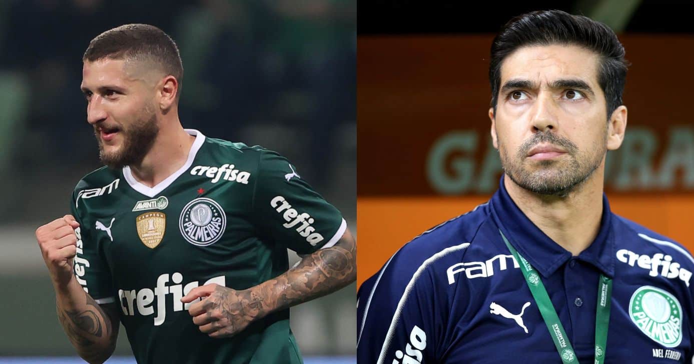 Zé Rafael e Abel no Palmeiras - Foto Reprodução Internet