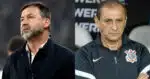 Corinthians: Augusto Melo - Ramón Díaz (Foto: Reprodução/Montagem TV Foco)