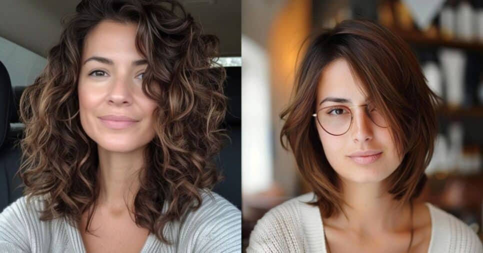 5 cortes de cabelo para disfarçar rugas - (Montagem / TV FOCO)