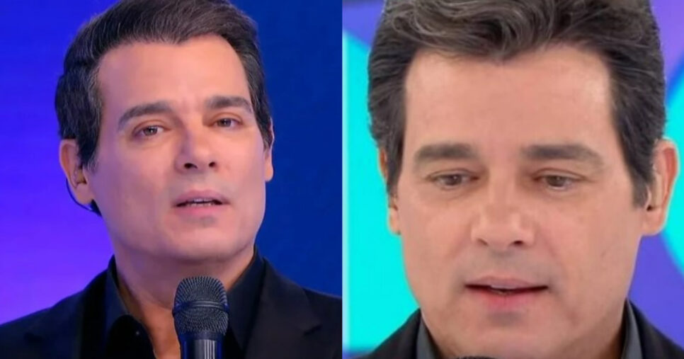 Celso Portiolli quase desiste do Domingo Legal: "Nem andando" (Foto: Reprodução/Montagem TV Foco)