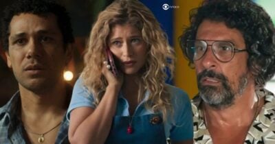 Chico, Roxelle e Osmar em Volta por Cima (Foto: Reprodução / Globo / Montagem TV Foco)