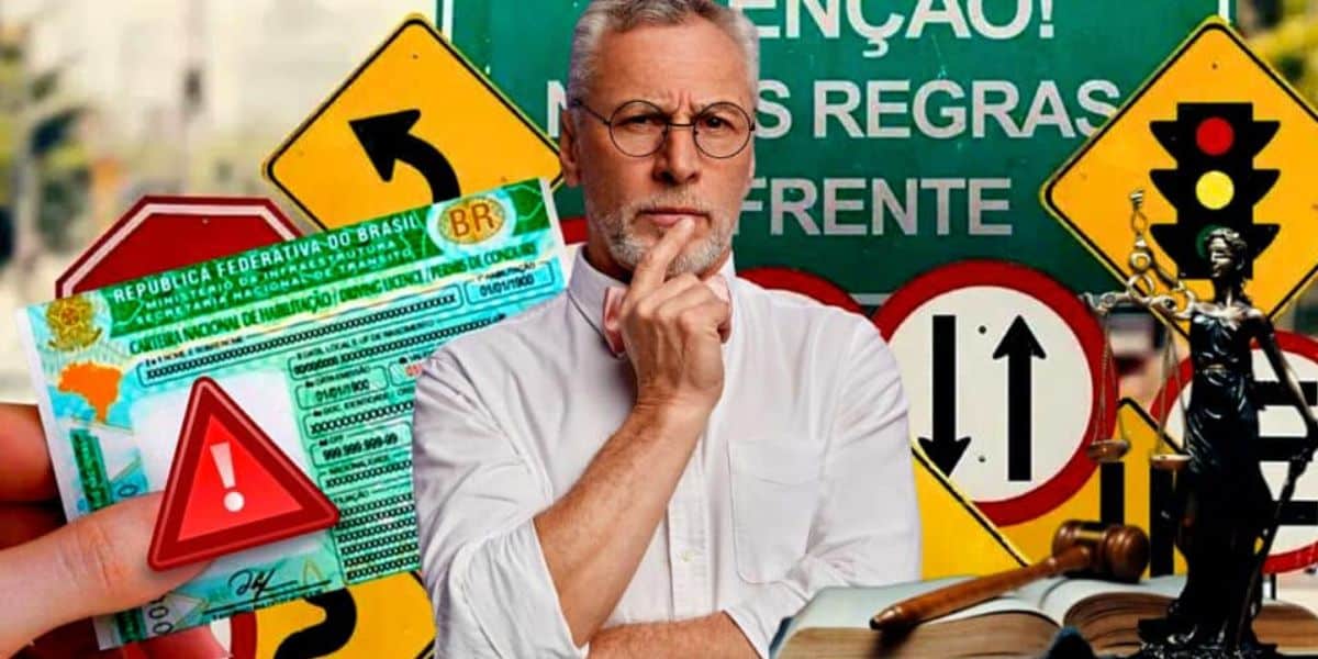 Mudanças afetam a CNH e idosos precisam se atentar (Foto Reprodução/Montagem/Tv Foco/Canva/Freepik