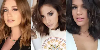 Fim do rosto redondo e da bochecha grande: 3 cortes de cabelo impecáveis pra afinar e parecer mais magra