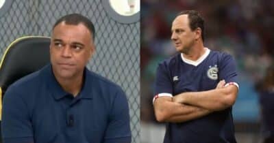 Denílson para Jogo Aberto com demissão de Rogério Ceni do Bahia e contrato em maior rival em 2025 - Foto: Internet