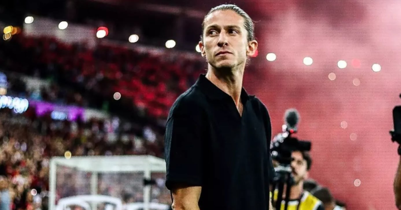 Filipe Luís técnico do Flamengo (Foto: Reprodução/ Internet)