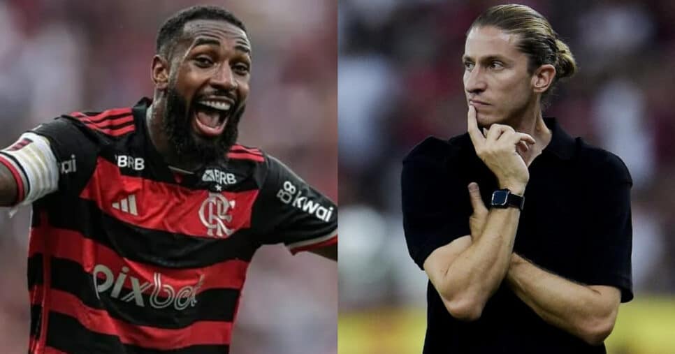 Craque de R$ 43M: Filipe Luís quer ‘novo Gabigol’ no Flamengo (Foto: Reprodução/Montagem TV Foco)