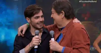 João Guilherme ao lado do pai (Foto: Internet)