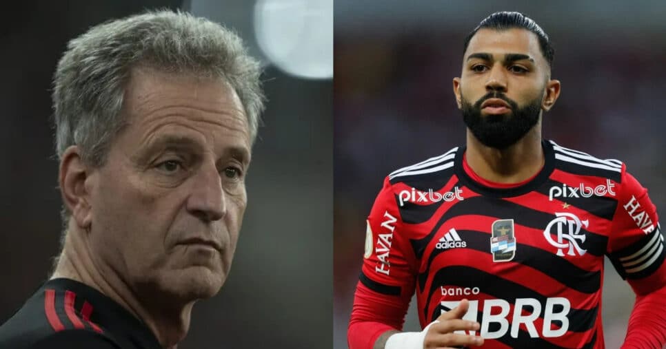 R$200M e adeus com Gabigol: Landim arma saída no Flamengo (Foto: Reprodução/Montagem TV Foco)