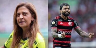 Leila Pereira dá fim em novela com Gabigol e arma chegada de novo 9 - (Montagem / TV FOCO)