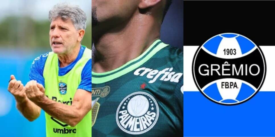 Grêmio libera PIX pra arrancar craque do Palmeiras - (Montagem / TV FOCO)