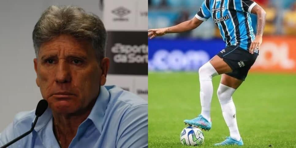 R$3M: titular de Renato Gaúcho se prepara para sair do Grêmio (Foto: Reprodução/Montagem TV Foco)