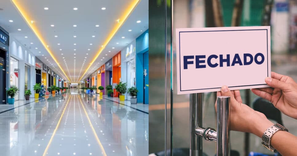 Paulistas em crise com o fim de gigante shopping em São Paulo (Foto: Montagem/ Freepik)