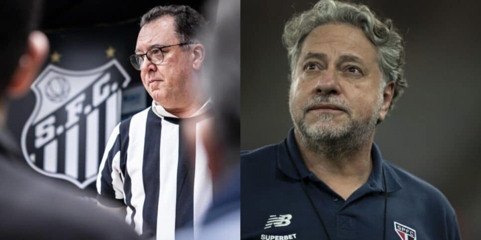 Texeira peita Casares e craque de R$ 144M está prestes a assinar com o Santos - (Montagem / TV FOCO)