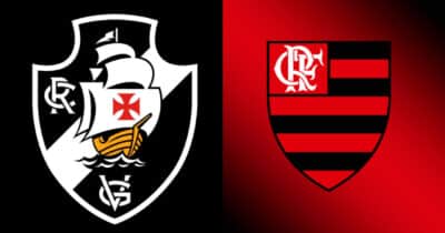 Flamengo arga rasteira no Vasco por jogador (Foto: Montagem)