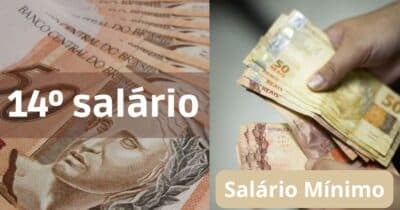 14º Salário / Salário Mínimo - Montagem: TVFOCO