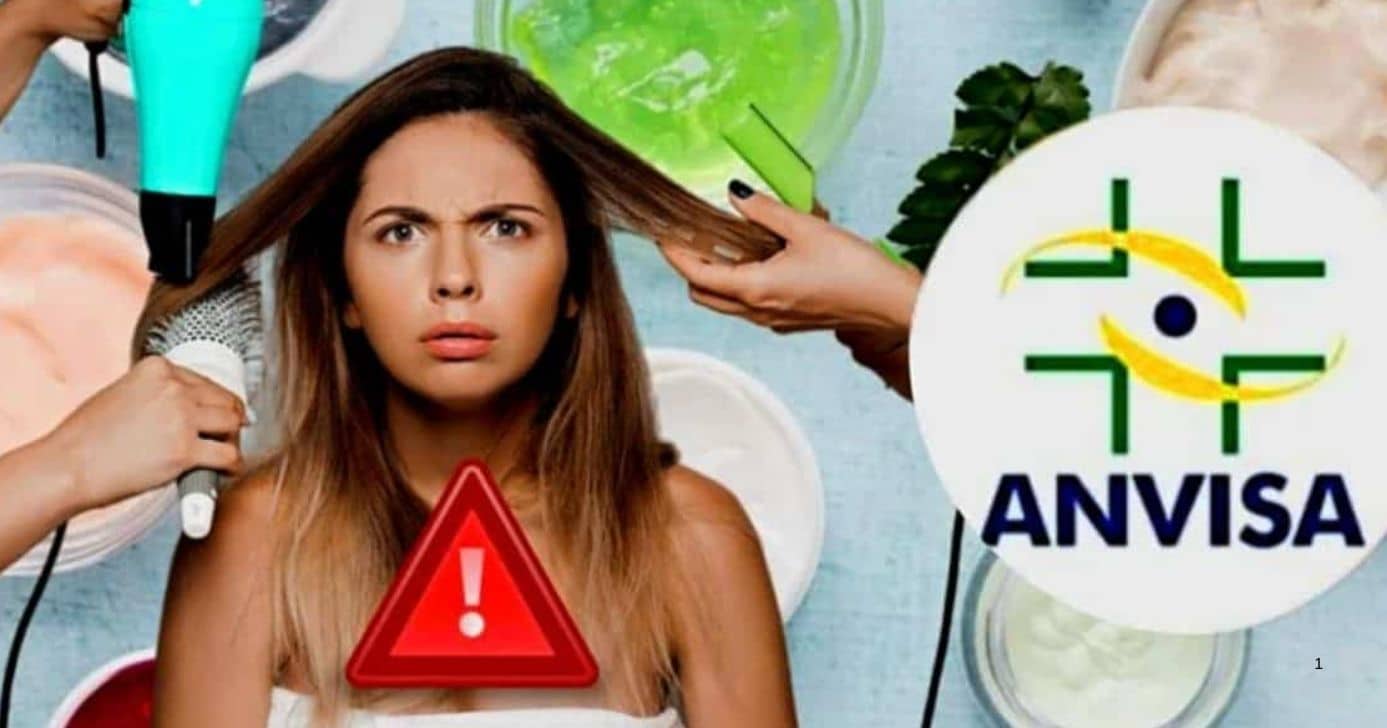ANVISA comunica recolhimento de produto capilar após alerta de risco (Foto Reprodução/Montagem/Lennita/Tv Foco/Canva)