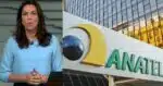 Ana Paula Araújo no Bom Dia Brasil e Anatel (Fotos: Reproduções / Globo)
