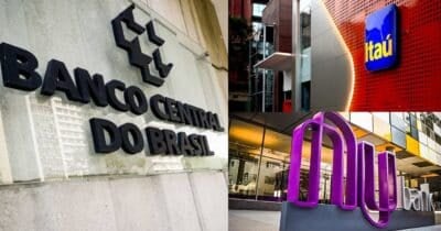 Banco Central / Itaú / Nubank - Montagem: TVFOCO